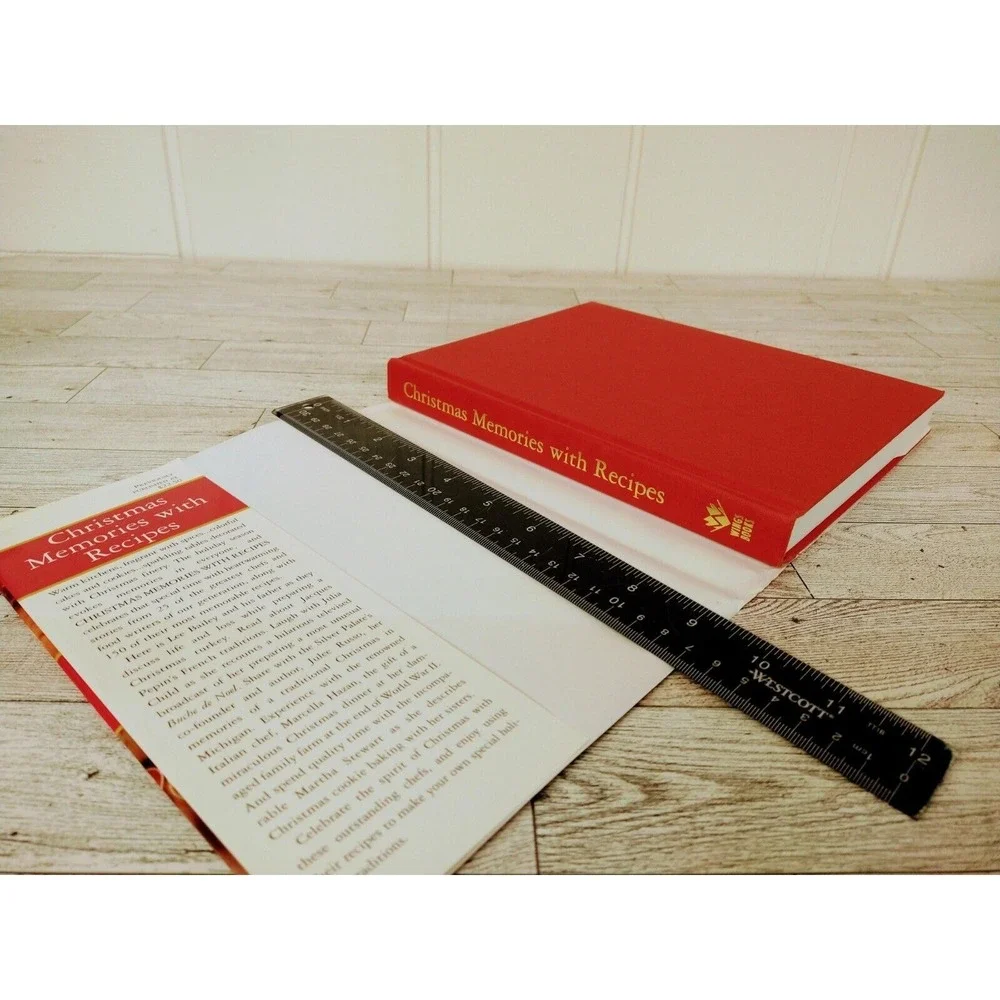 Christmas Memories with Recipes Cookbook Hardcover Book 1988‎
